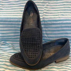 Dr Scholls Blue Loafers